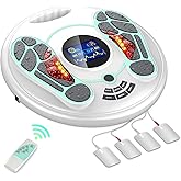 Creliver EMS Foot Massager for Neuropathy, NMES Foot Stmulator with 25 Modes 99 Intensities, Feet Circulation Stimulator for Neuropathy, Plantar Fasciitis, Gifts for Mom Dad, Green