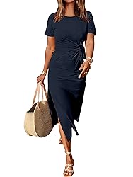 ANRABESS Women's 2025 Summer Maxi Tshirt Dress