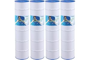 TOREAD PJAN115 Pool Filter Replaces Jandy CL 460, CV460, Ultral-A9, Unicel C-7468, Filbur FC-0810, Excel Filters XLS-705, FC-6410, Aladdin 21501, Baleen AK-60432, 4X115 sq.ft Filter Cartridge 4 Pack