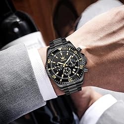 OLEVS Watches for Men Business Dress Big Face
