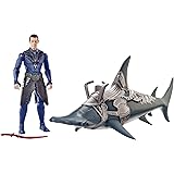 aquaman & warrior shark figure & creature pack