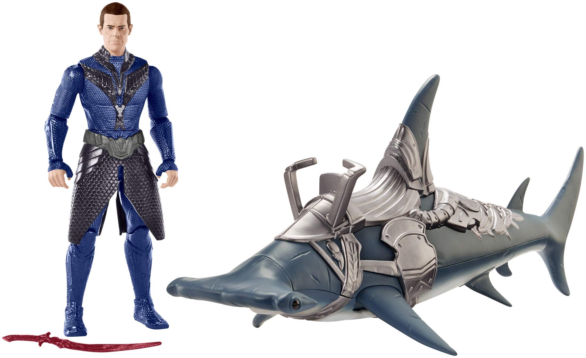 aquaman 15cm figure & warrior shark pack