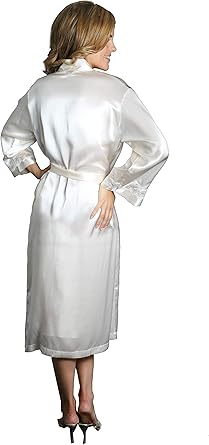 silk dressing gown womens