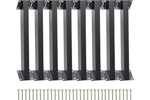 Grehitk 8PC 45 Degree Angle Support Bracket, Pergola Kit Heavy Duty Connector Brace Bracket Kit for Pergolas for for Gazebos Patio Pergolas Log Cabin