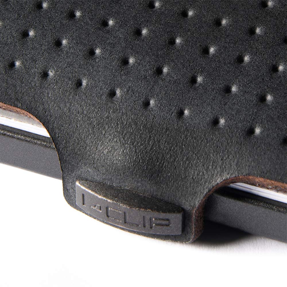 AdvantageR Leather Minimalist I-CLIP Slim Wallet Thin ...