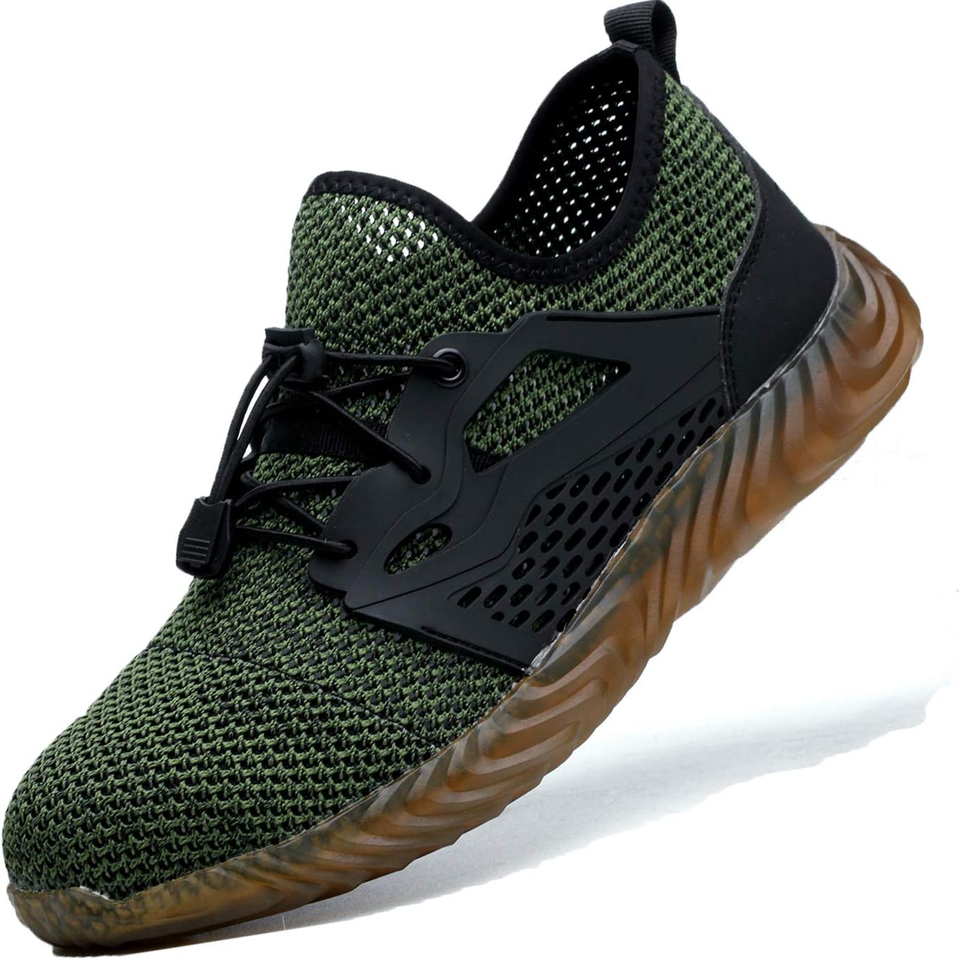 MARITONY Indestructible Steel Toe Work Safety Shoes for Men Women Lightweight Protective Toe Construction Shoes