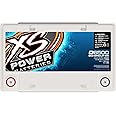 XS Power D6500 3800 Amp AGM Battery with M6 Terminal Hardware - 12 Volt 86Ah 1100CA Deep Cycle AGM Powercell for Car Audio Systems or Electronics - 53.81 lbs, Maintenance Free, Sealed Design