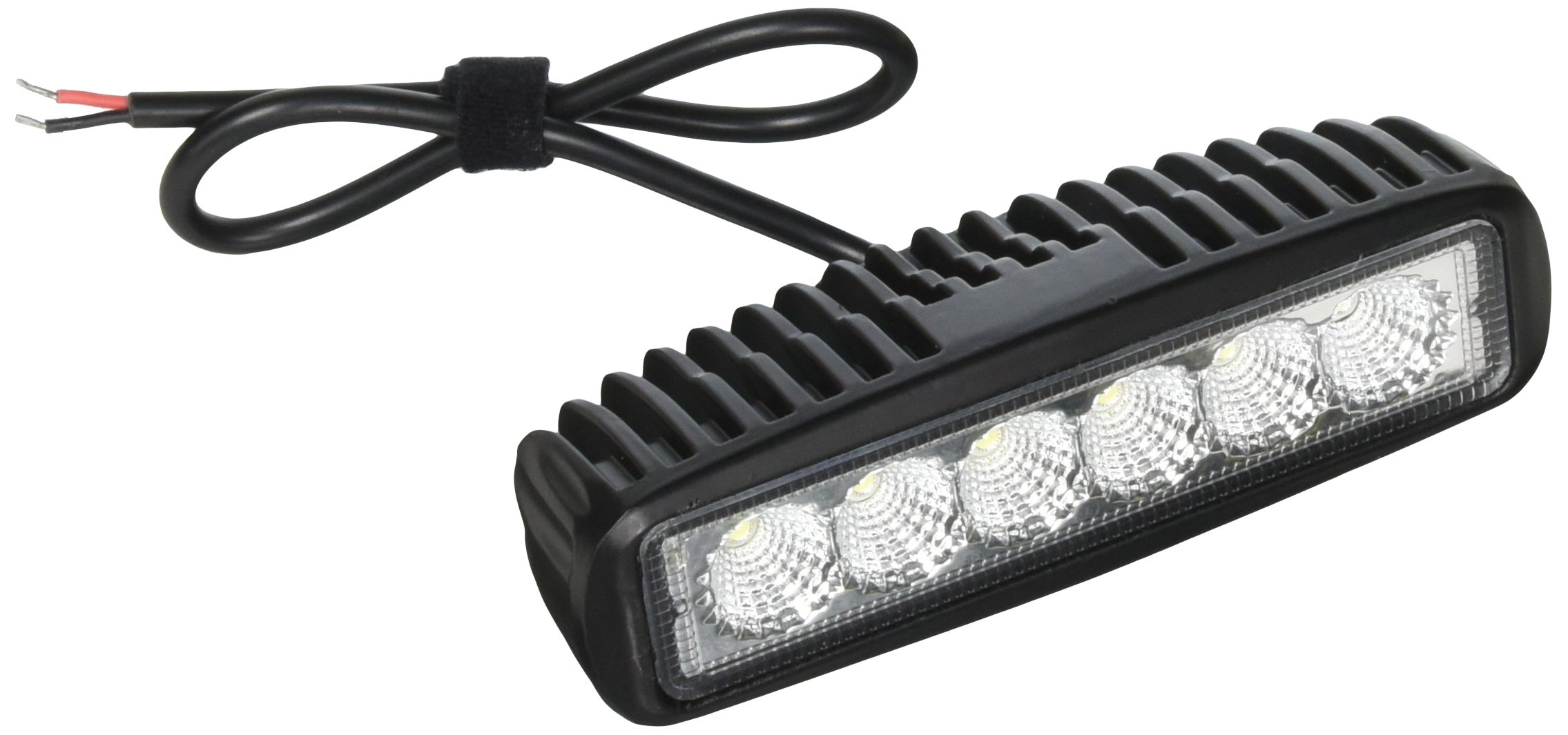 KAWELL Slim 18W LED Light Bar 6.2 Inches 6500K Waterproof Off Road Led Work Flood Light Bar for