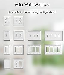 OKAWYC Single Decorator Light Switch Cover Adler