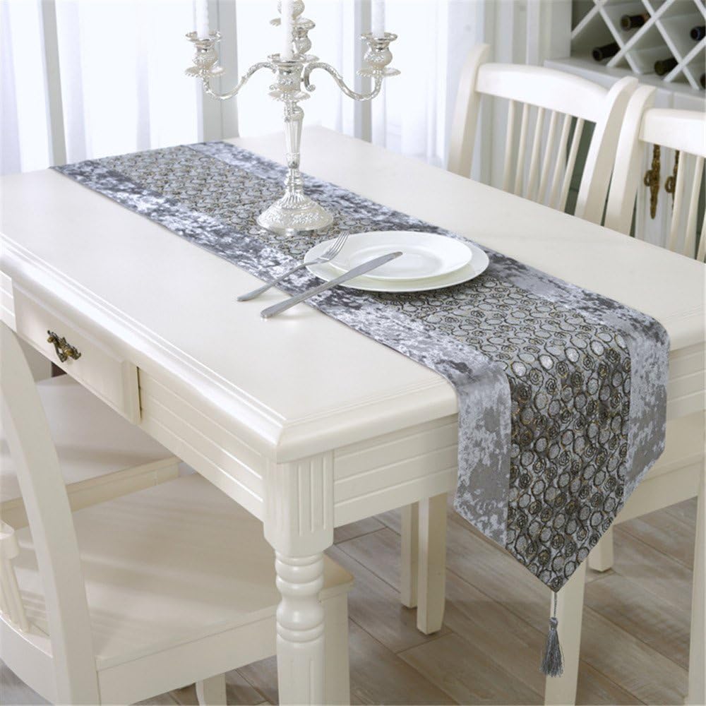 GUJJ Continental table flag on chip woven cloth tablecloth dinner dining tables, 33 * 210cm flag
