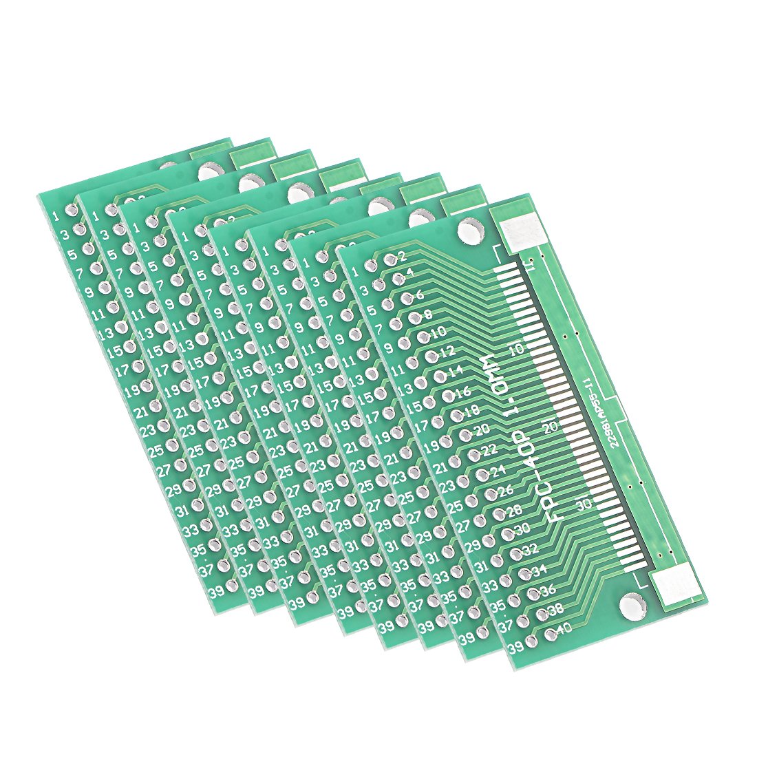 sourcingmap FPC 40PIN 0.5 / FPC 40PIN 1 to DIP Adapter PCB Board Surface Mounted Devices Converter 8pcs