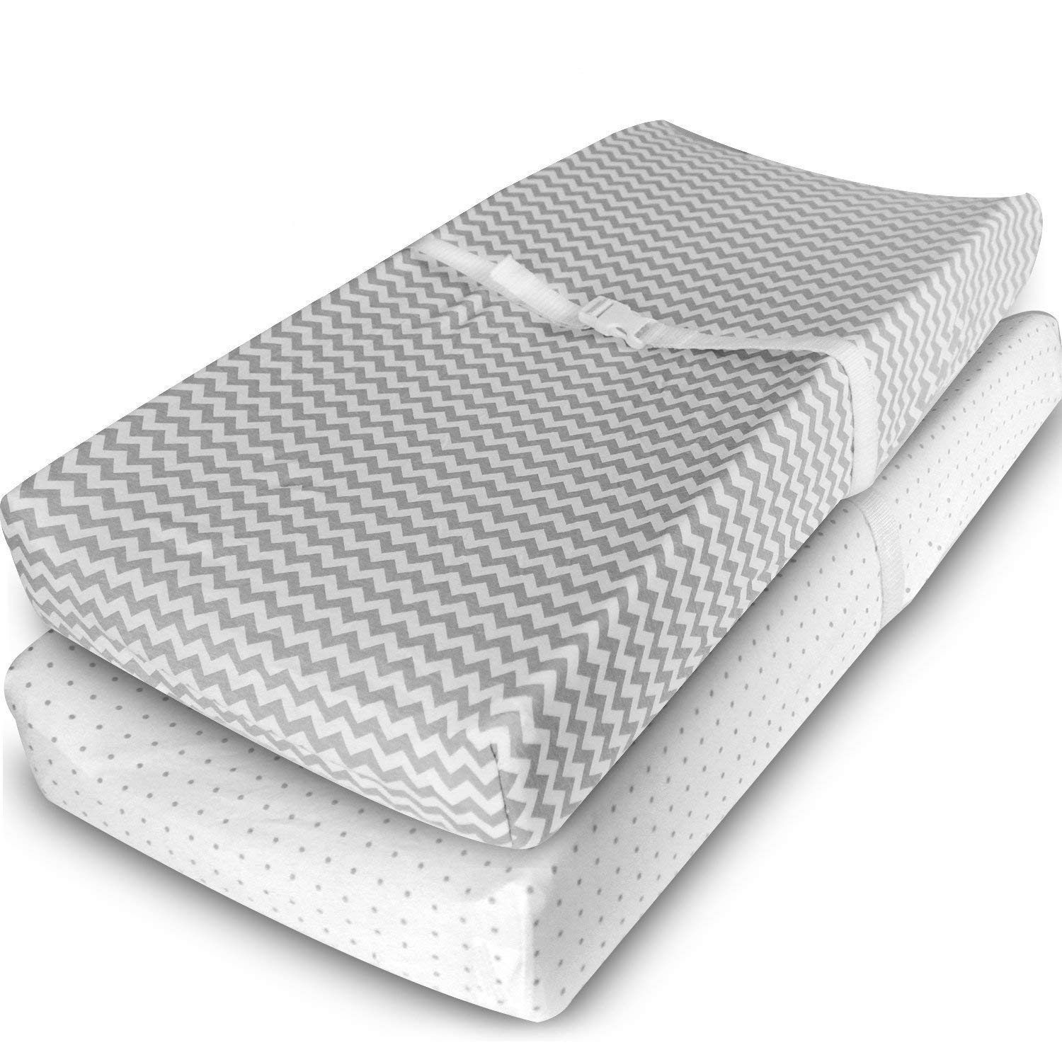 crib sheet and changing pad cover set