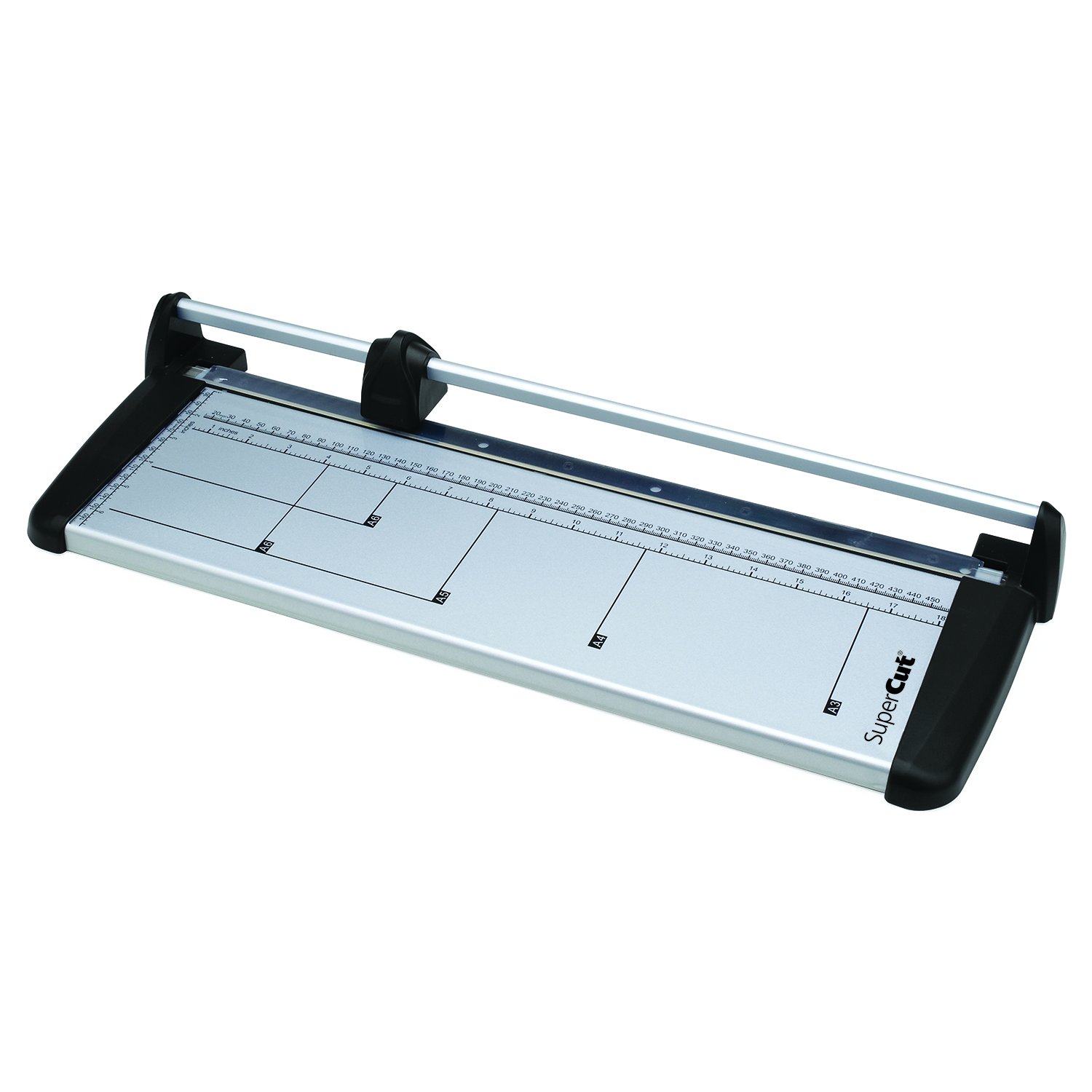 SuperCut A3 Guillotine, Heavy Duty Paper Cutter With Shelf-Sharpening Blade