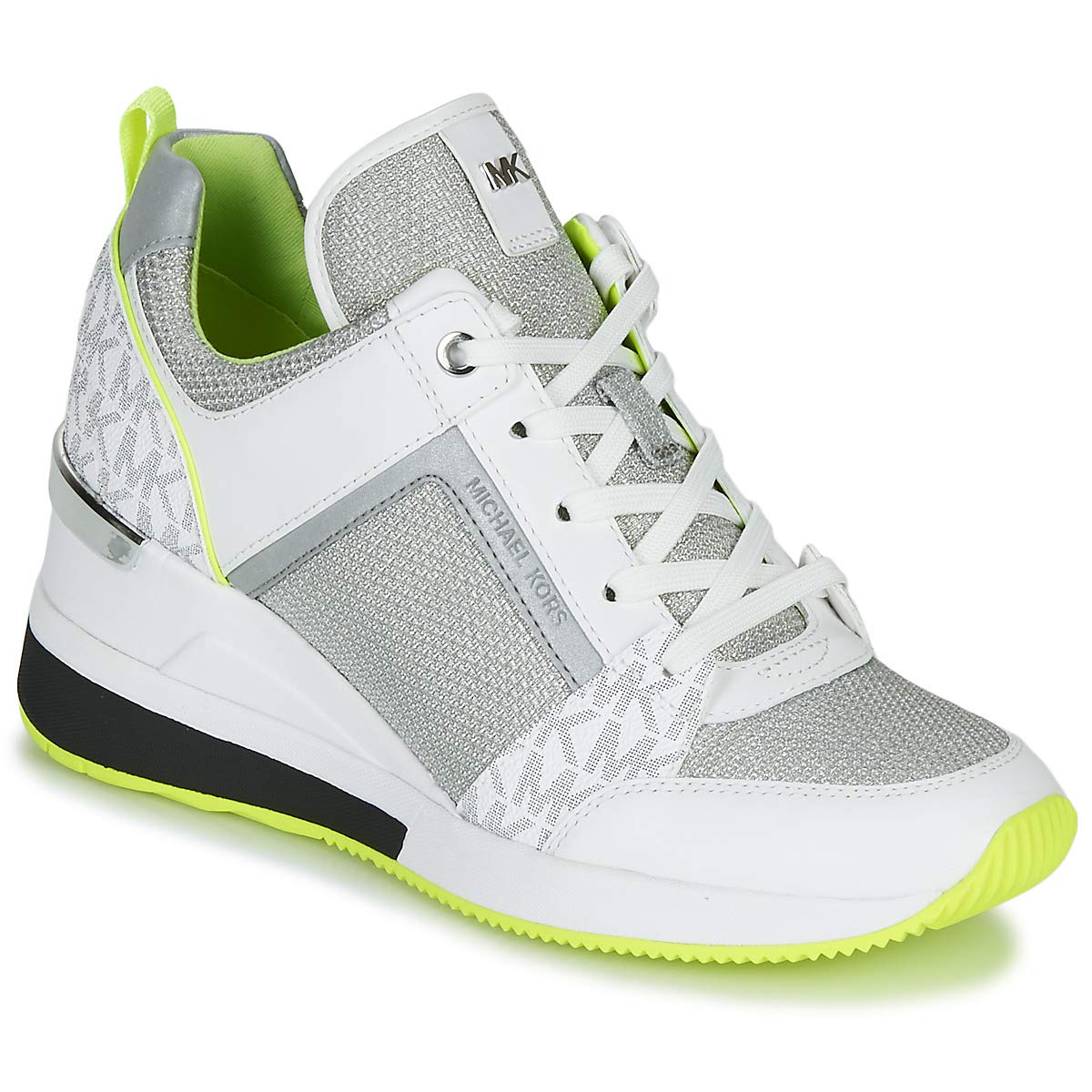 michael kors georgie trainer white