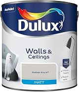 Dulux Matt Emulsion Paint Pebble Shore 2.5L for Walls & Ceilings view 2