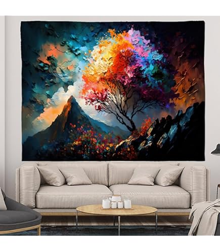 Amazon.com: Tuscany Tapestry Italy Old Stone Wall Flowers