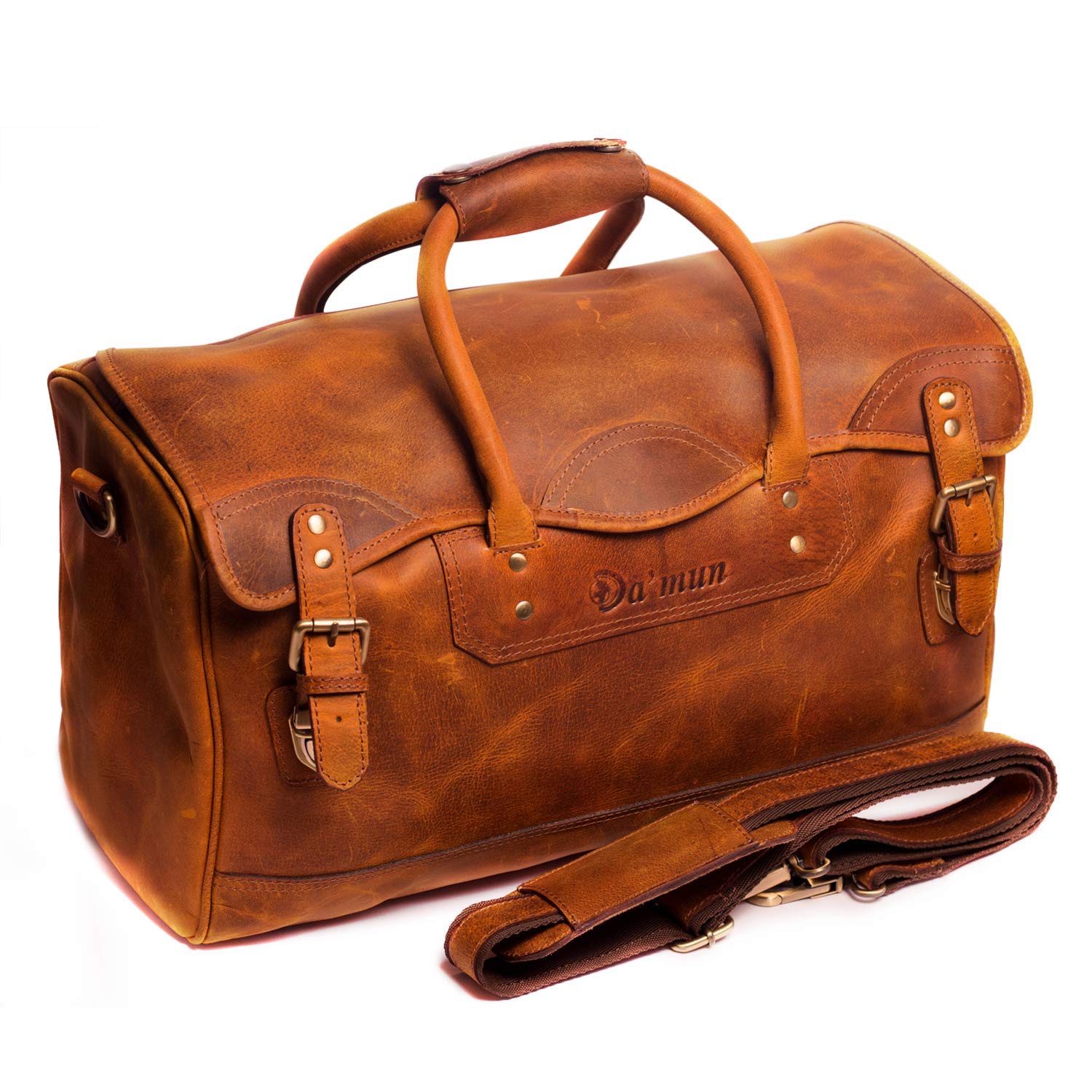 genuine leather duffel bags