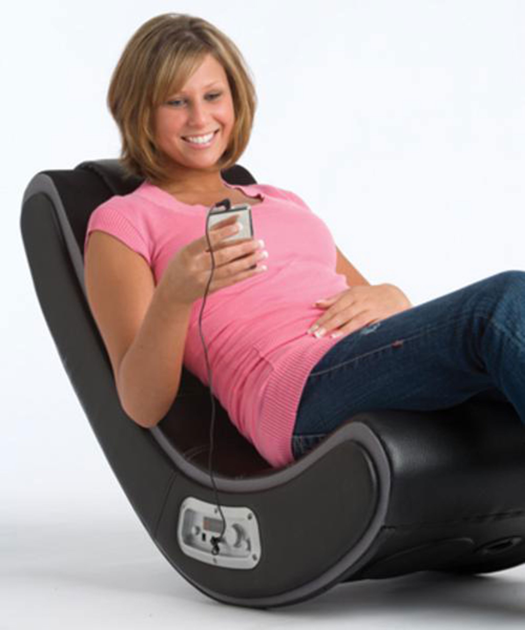 V Rocker 5130301 SE Video Gaming Chair, Wireless, Black with Grey