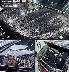 LZLRUN Forged Gloss Carbon Fiber Vinyl Wrap Roll