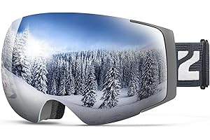 ZIONOR X4 Ski Goggles Magnetic Lens - Snowboard Goggles for Men Women Adult - Snow Goggles Anti-fog UV Protection