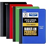 Five Star DuraShield Notetaking Composition Books with Antimicrobial Covers, 1 Subject, College Ruled Notebooks, 10-1/2" x 8"