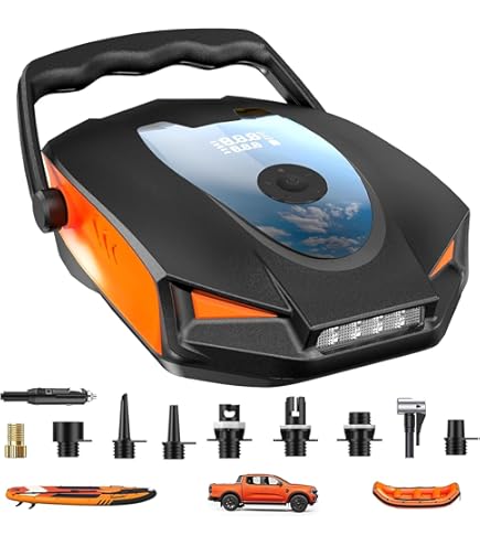 Amazon.com: FOWAWU 7800 * 3 mAh Electric Paddle Board Pump, 20 PSI