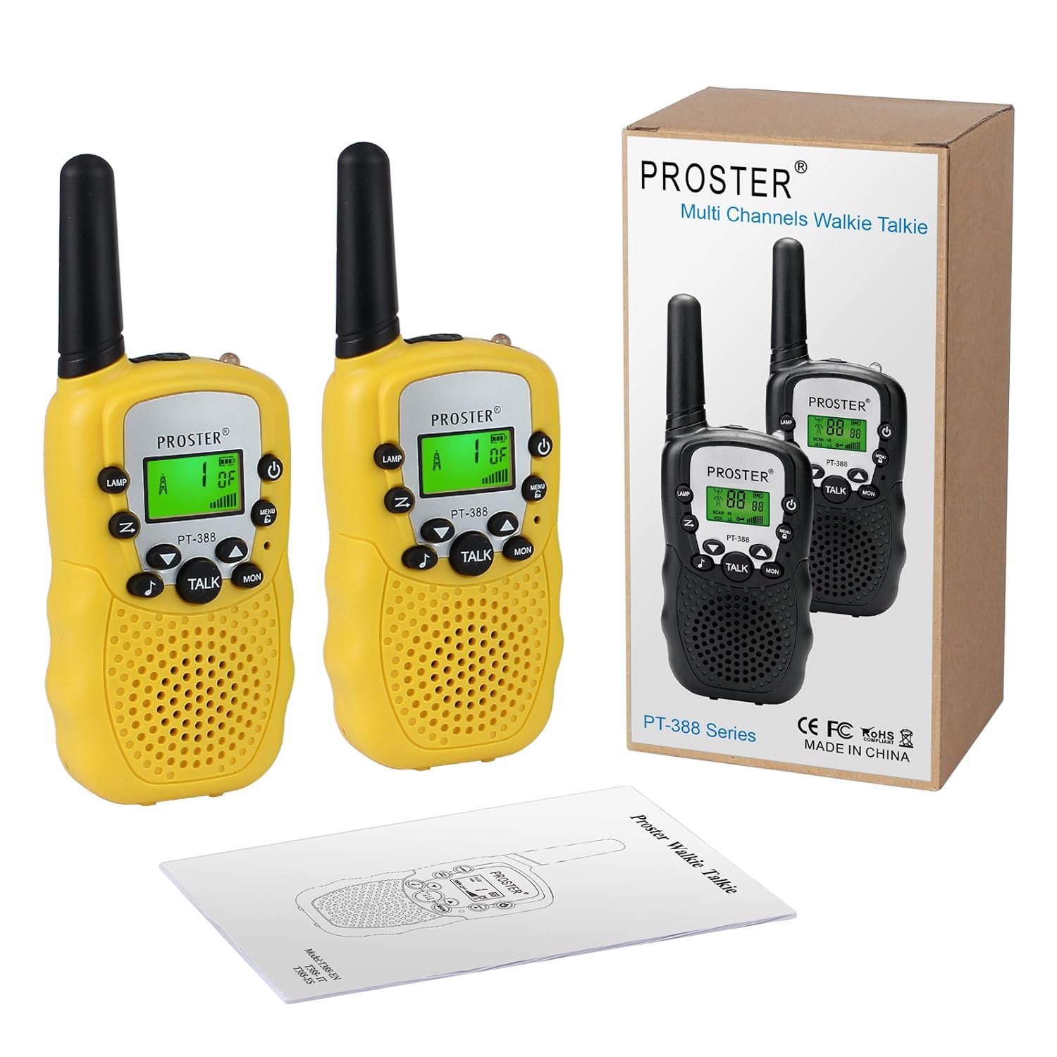 Children Walkie Talkies 2 pcs Long Range Kids Walky Talky 8 Channels