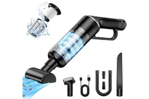 CODN Handheld Vacuum Cleaner, 15000PA Cordless Car Vacuum Cleaner with 4 Kinds of Nozzles, Portable Handheld Vacuum for Car Home Office