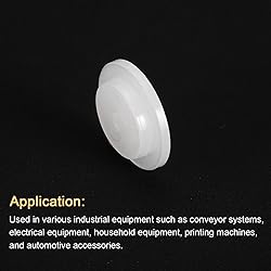 uxcell 12pcs Flanged Sleeve Bearings Plastic