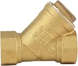 FTVOGUE 1/2" BSPP Brass Y Strainer Filter Valve Connector Water Oil Separation view 7