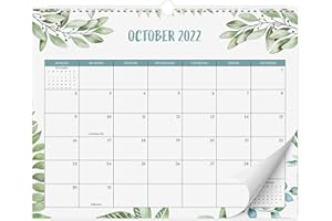 IFUNTECKY Aesthetic Greenery Wall Calendar - Runs from January 2022 Until July 2023 - The Perfect Monthly Calendar With Seasonal Designs for Easy Planning