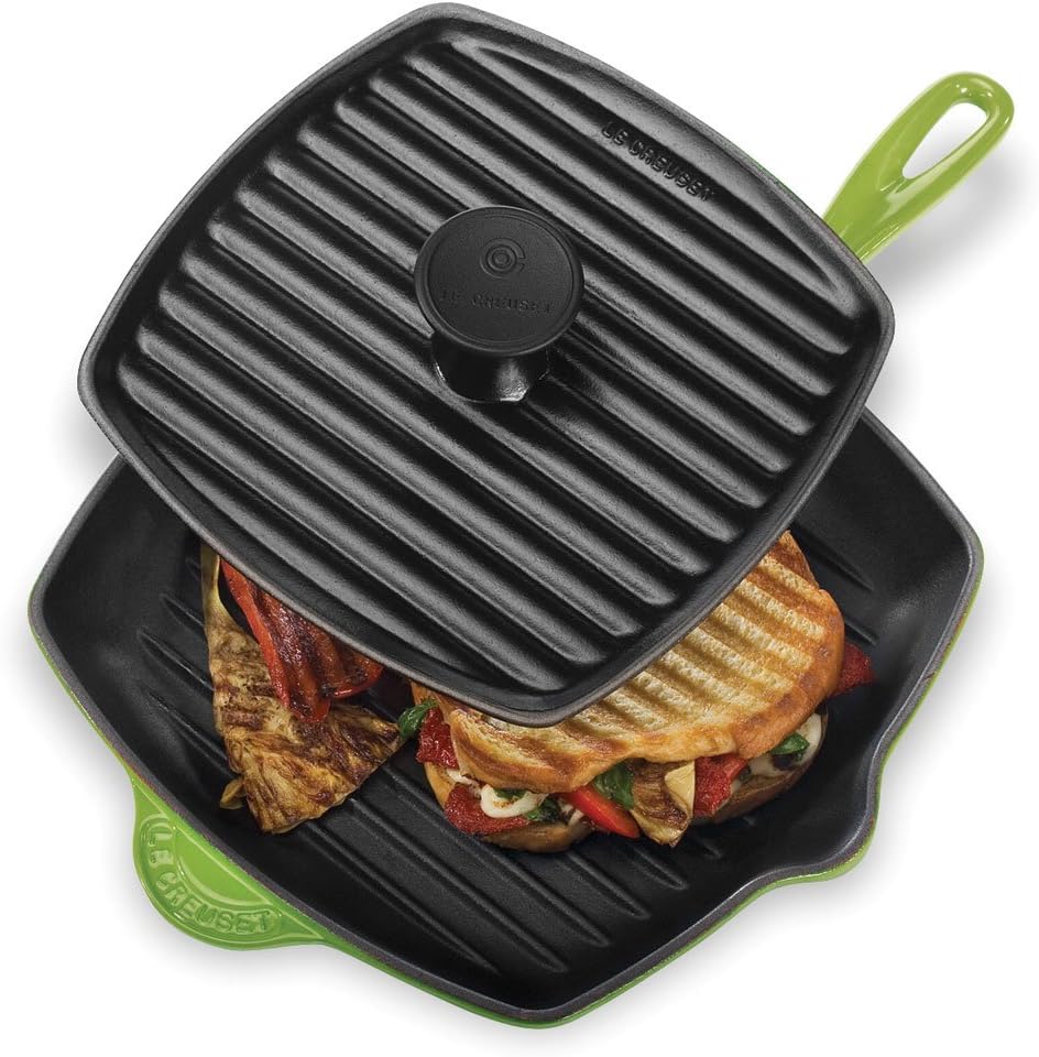 Amazon.de Le Creuset Panini PressePfanne Grill Set 10.25" Palm