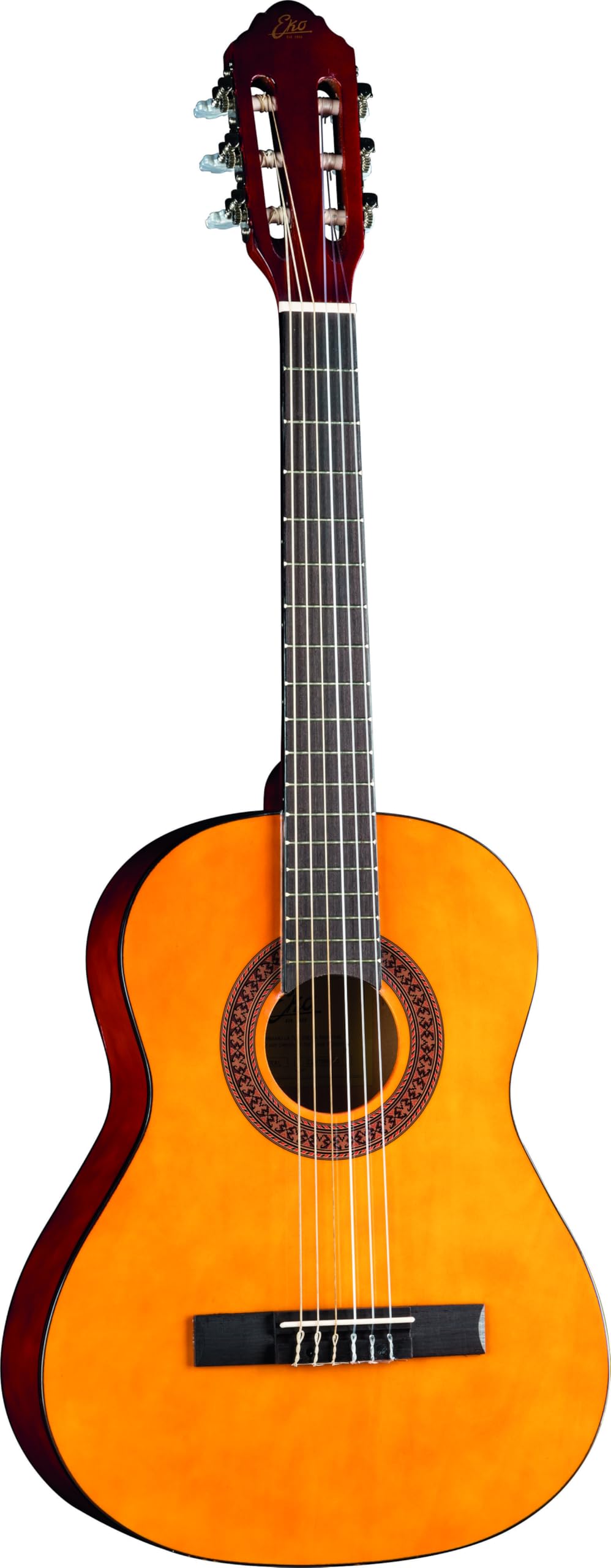 EKO Guitars CS-5 Studio Series 3/4 Size Classical Guitar with Bag-Natural, (06204100)