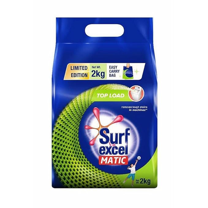 Buy Surf Excel Matic Top Load Detergent Powder 2 kg Online at Low