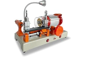 DICAVER Hardware Cutter Machine for Cutting Metal Parts, 110V 120W Orange Cutting Machine, for Hardware Stores (Updated)