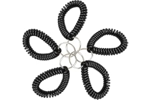 Lucky Line Products, 4102005, Key Chain, Polyurethane, Black, Pack of 5