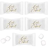 Wedding Buttermints Individually Wrapped Mint Candy | Wedding Mints, Bridal Shower Favors, Love Is Sweet, Party Favors, 13 Oz
