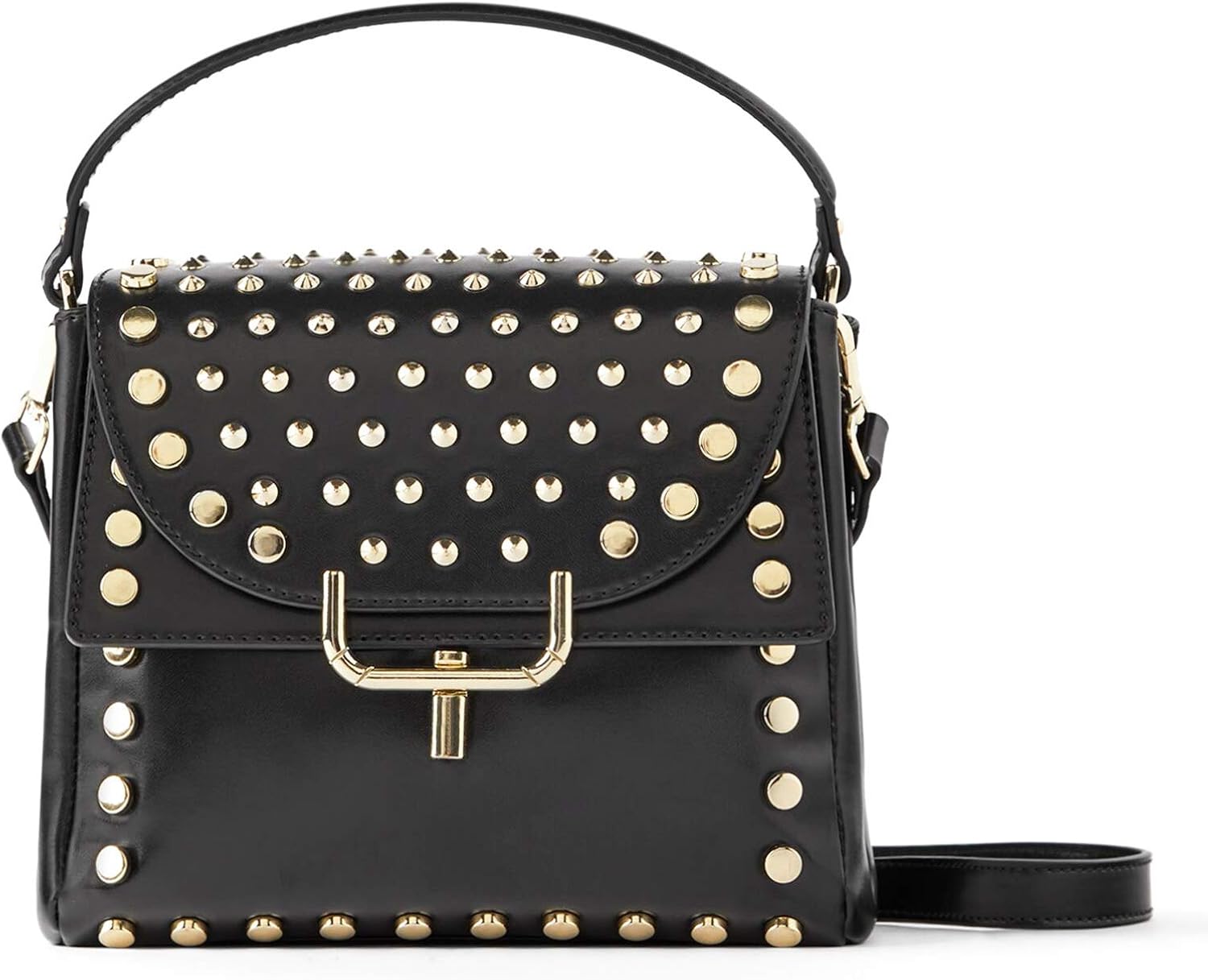zara studded crossbody bag