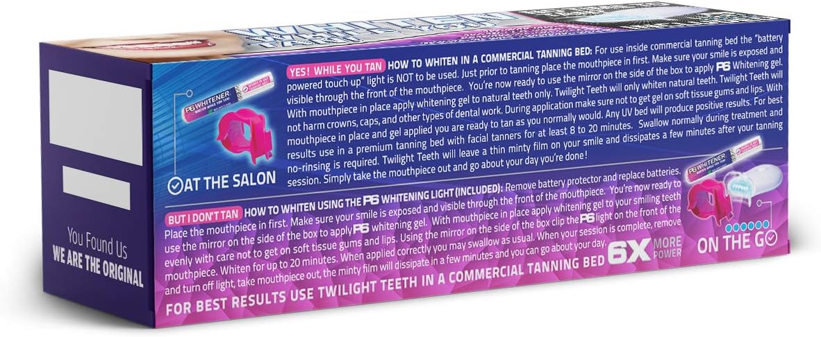Twilight Teeth Home and Salon Whitening Kit, 1 ml (Pack of 1) - Image 4