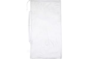 Champion Sports Mesh Equipment Bag (White, 24 x 48)