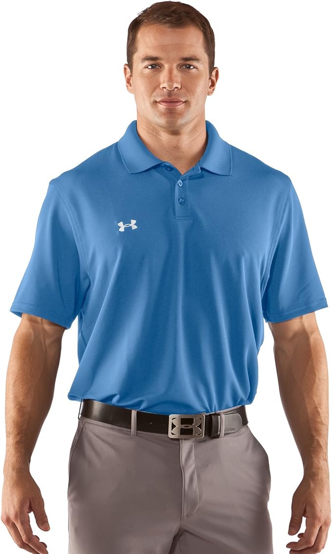 Under Armour Men's Performance Team Polo (Carolina Blue