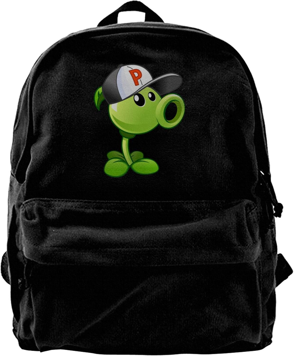 Yuanmeiju Mochila de lona Plants Vs Zombies Peashooter Canvas Backpack