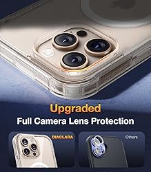 Diaclara Designed for iPhone 16 Pro Case, Full Body