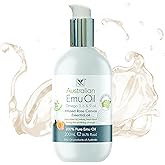 Y Not Natural Pure Emu Oil - Organic Moisture for Face, Body, Hair, Scalp & Nails - Rich in Omega 3-6-9, Vitamins & Essential Minerals - Australian Emu Oil (200ml) 6.76 fl oz - Rose Canvas