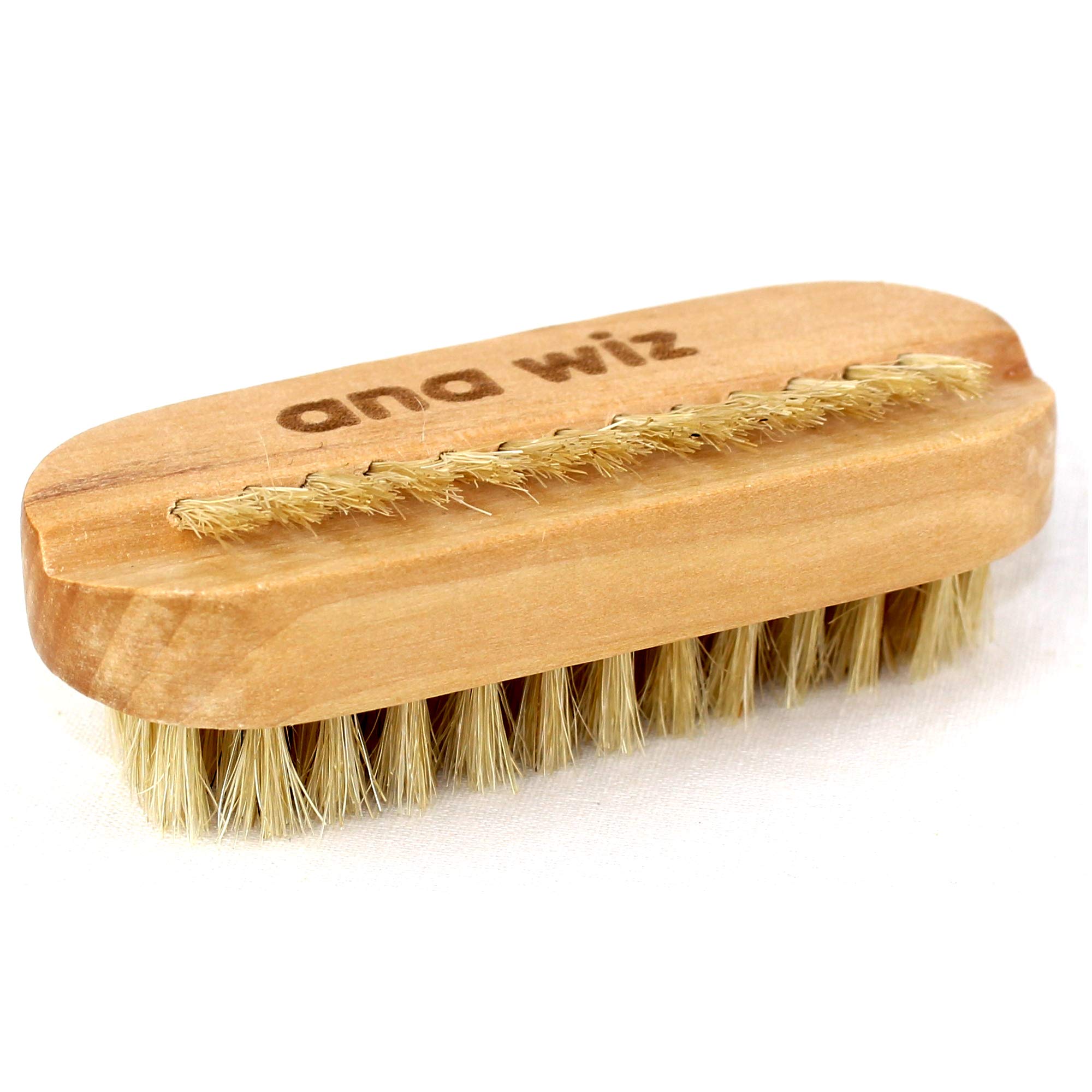 Ana Wiz Wooden Nail Brush Natural Bristles