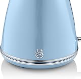 Swan Retro Jug Kettle 1.5L Blue 3KW Fast Boil 360 Degree Base view 5