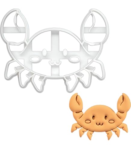 Handmade Small Crab Copper Cookie Cutter | USA Made For Baking & Crafts