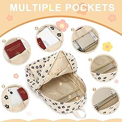 Bluboon School Backpack for Teen Girls Bookbags