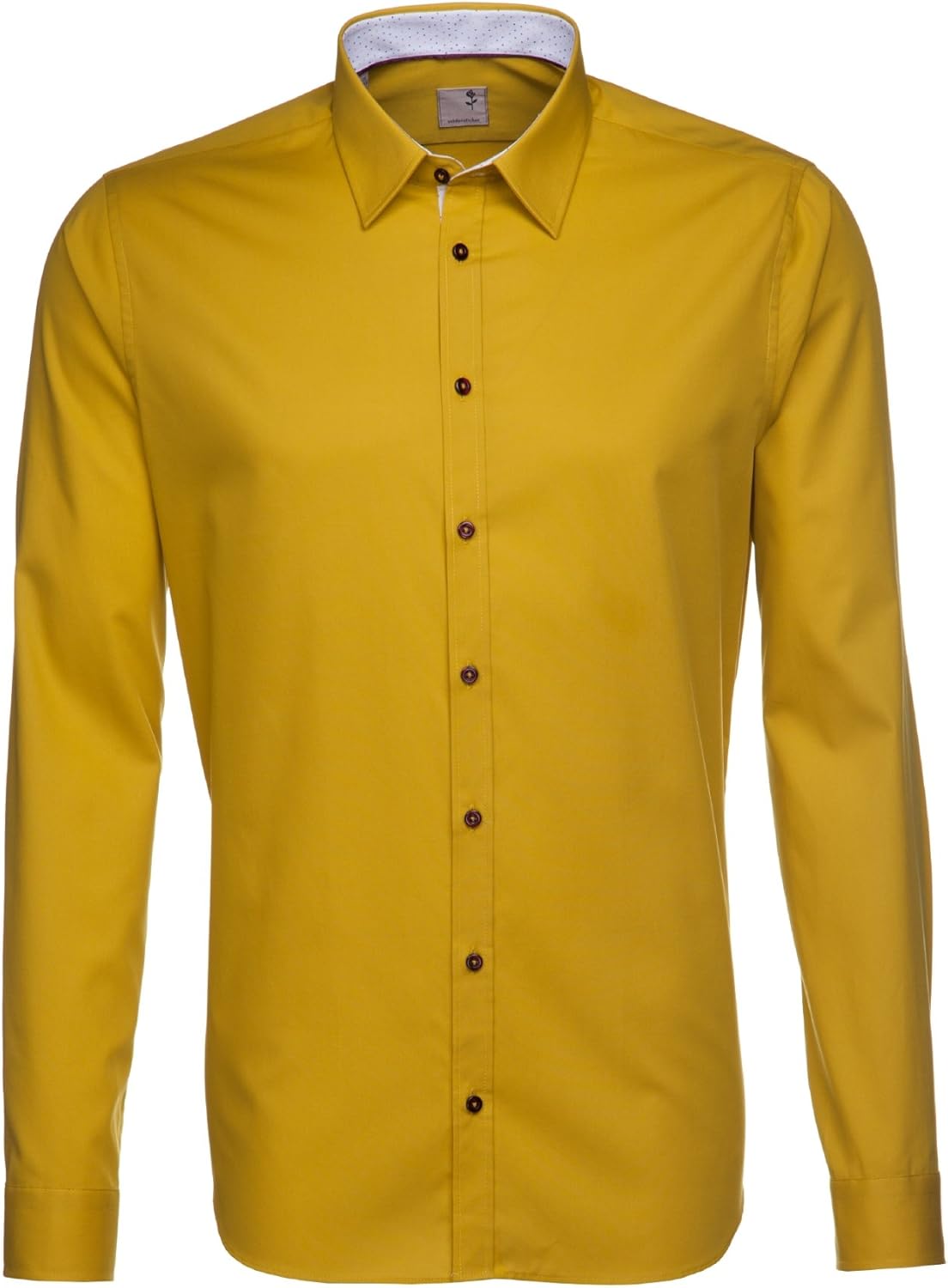 mustard yellow plain shirt