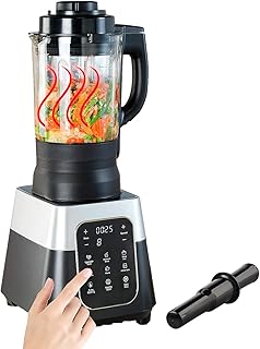Rosenstein &amp; Söhne Sojamilchbereiter: Profi-Standmixer mit Wärme-Funktion, Touch-Tasten, 1,75 l, 1.500 Watt (Thermo Mixer)